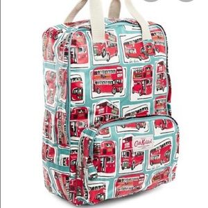 Cath Kidston London Bus coated backpack